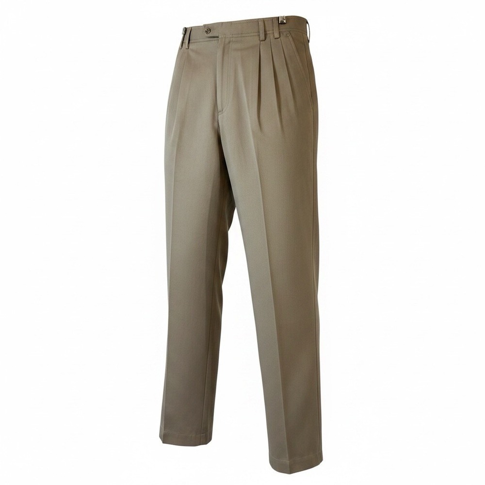Liz Claiborne Liz Sport Pleated Pants Womens 6 Light Olive Green 26x28 High Rise